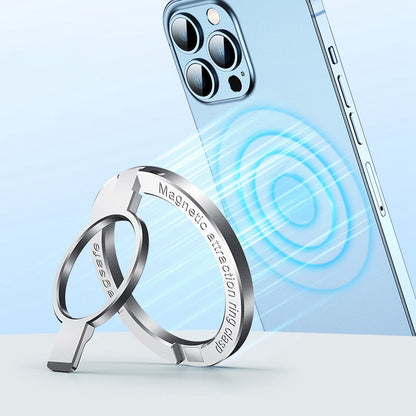 Compatible with MagSafe Ring Stand Adjustable Magnetic Rotation Holder for iPhone 14 13 12 Cell Phone Accessories