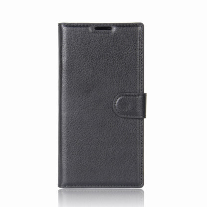 Litchi Grain Wallet Leather Stand Case for BlackBerry Keyone