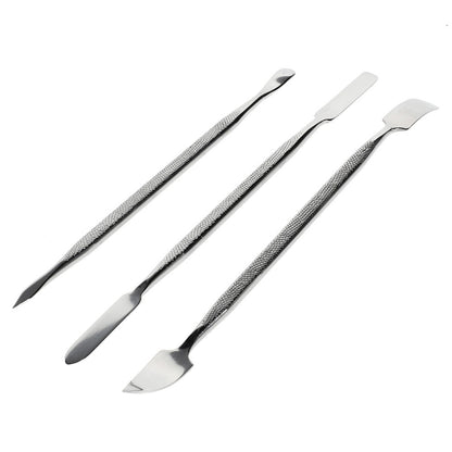 JAKEMY 3-in-1 Metal Spudger Pry Opening Repair Tools Set for iPhone iPad Samsung Smartphone Tablet JM-OP07