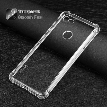 IMAK for Google Pixel 3 XL, Smooth Feel Anti-drop TPU Shell + Explosion-proof Screen Film