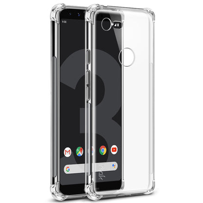 IMAK for Google Pixel 3, Smooth Feel Anti-drop TPU Shell + Explosion-proof Screen Film