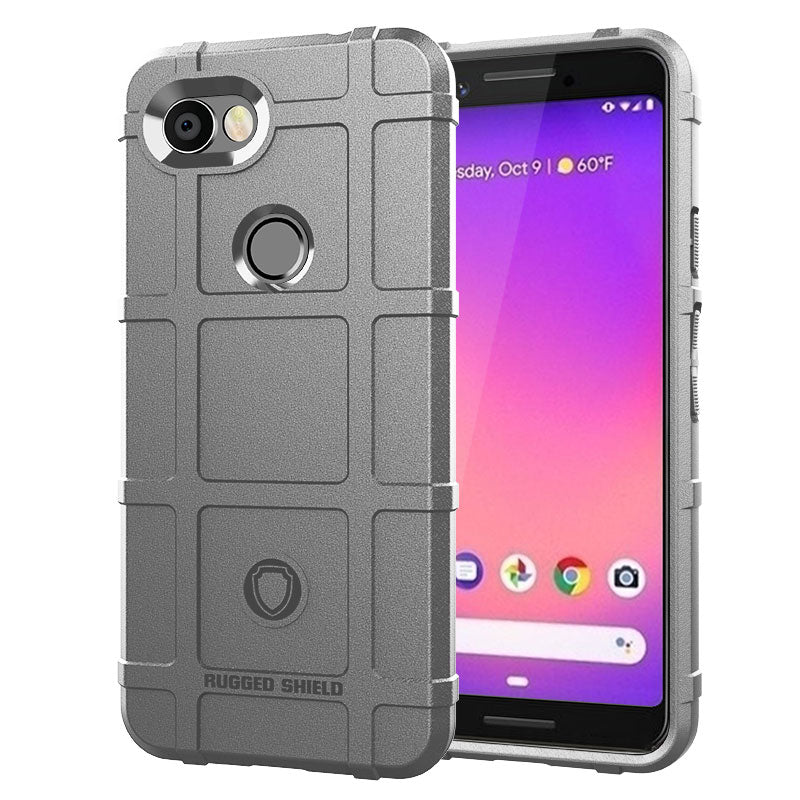 Anti-shock Square Grid Texture Soft TPU Phone Cover for Google Pixel 3a