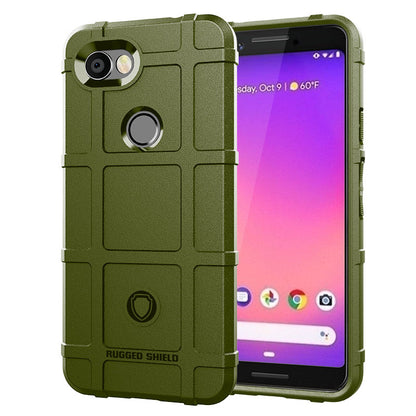 Anti-shock Square Grid Texture Soft TPU Phone Cover for Google Pixel 3a