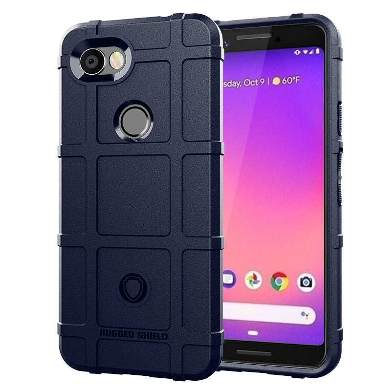 Anti-shock Square Grid Texture Soft TPU Phone Cover for Google Pixel 3a