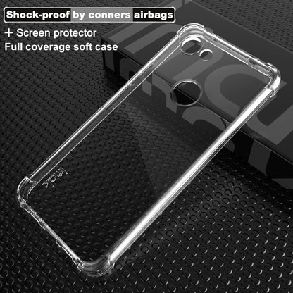 IMAK Silky Anti-drop Soft TPU Phone Cover + Screen Protector Film for Google Pixel 3a