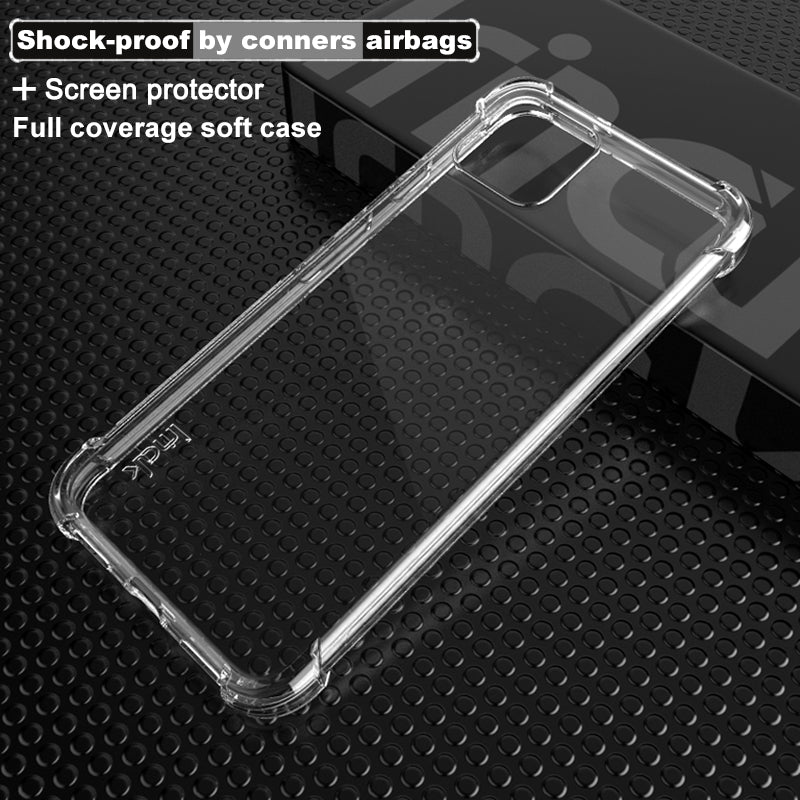 IMAK Shockproof TPU Case + Explosion-proof Screen Protector for Google Pixel 4 XL