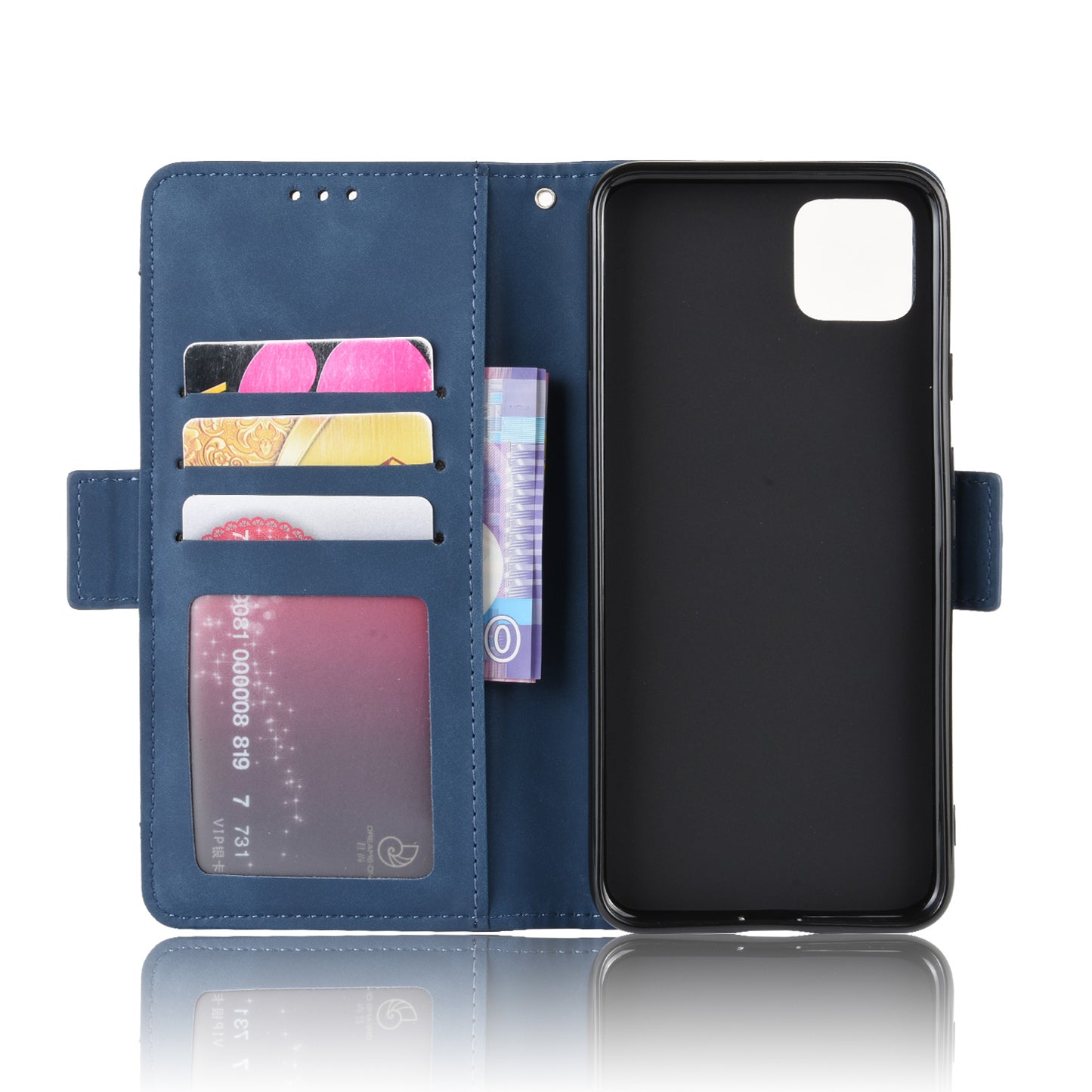 Wallet Leather Phone Case with Multiple Card Slots for Pixel 4