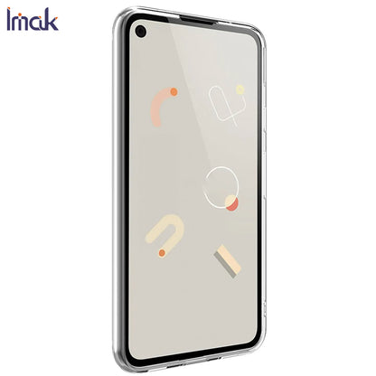 IMAK UX-5 Series Soft Case Transparent TPU Super Slim Thin Back Phone Cover for Google Pixel 4a