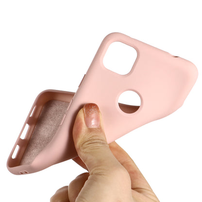 Soft Liquid Silicone Mobile Phone Case for Google Pixel 4a