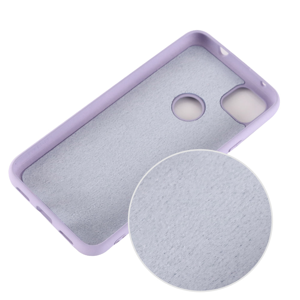 Soft Liquid Silicone Mobile Phone Case for Google Pixel 4a