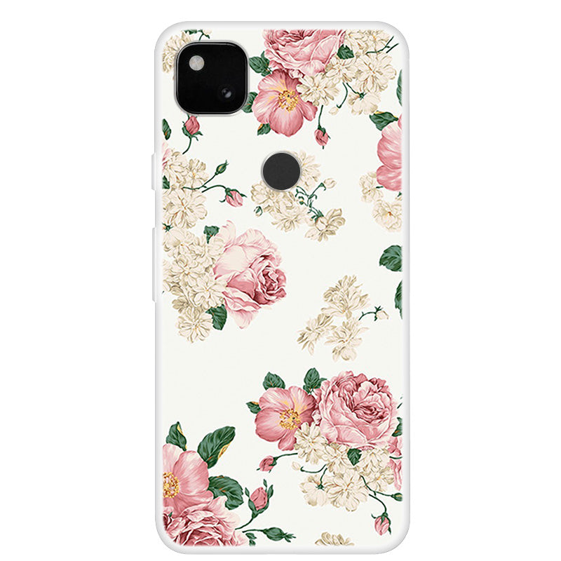 Pattern Printing Soft TPU Protective Case for Google Pixel 4a