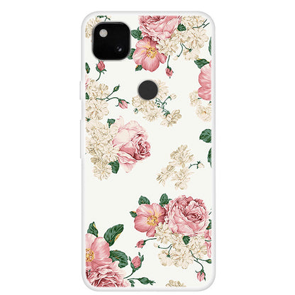 Pattern Printing Soft TPU Protective Case for Google Pixel 4a