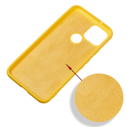 Liquid Silicone Phone Case for Google Pixel 5, Lightweight Microfiber Lining Cushion Texture Cover