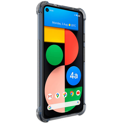 IMAK Silky Anti-drop TPU Shell Case for Google Pixel 4a 5G with Screen Protector Film