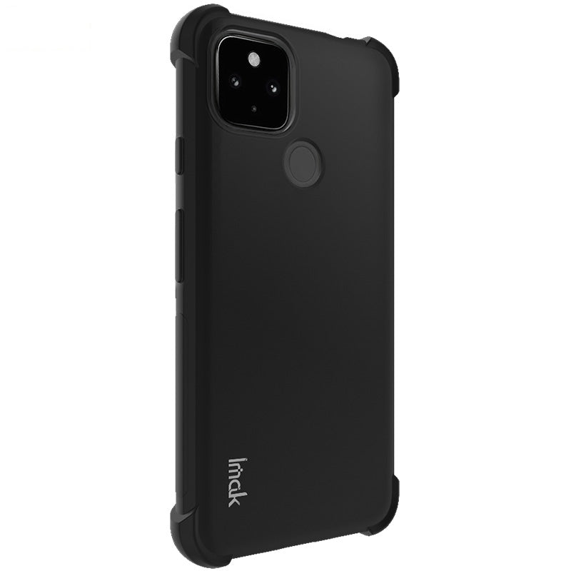 IMAK Four Corner Cushion Airbag Anti-Drop TPU Case + Screen Protector for Google Pixel 4a 5G