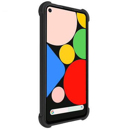 IMAK Four Corner Cushion Airbag Anti-Drop TPU Case + Screen Protector for Google Pixel 4a 5G