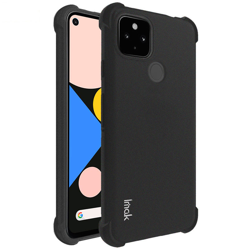 IMAK Four Corner Cushion Airbag Anti-Drop TPU Case + Screen Protector for Google Pixel 4a 5G