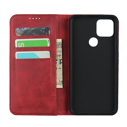 Auto-absorbed Wallet Leather Stand Cover Case for Google Pixel 4a 5G