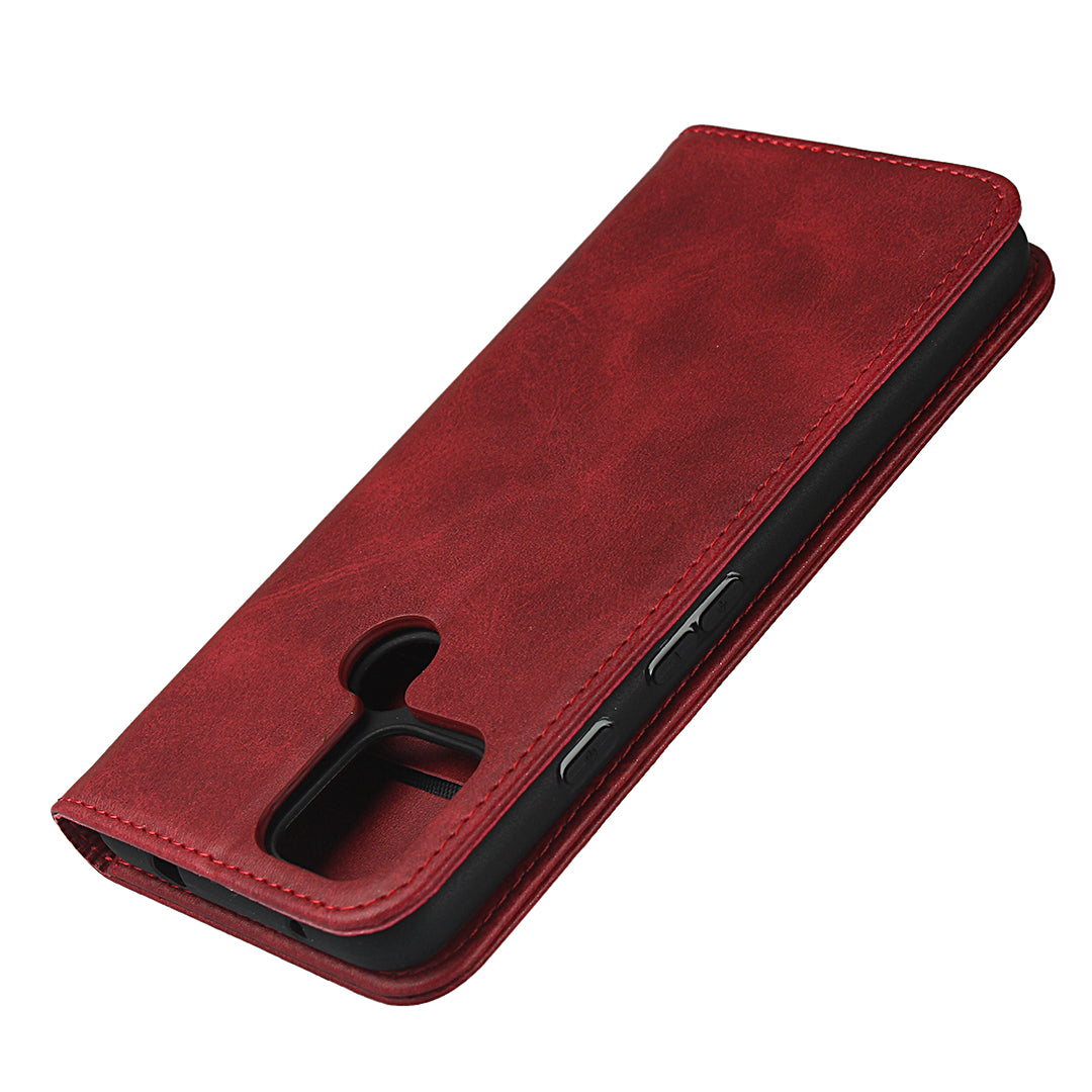 Auto-absorbed Wallet Leather Stand Cover Case for Google Pixel 4a 5G