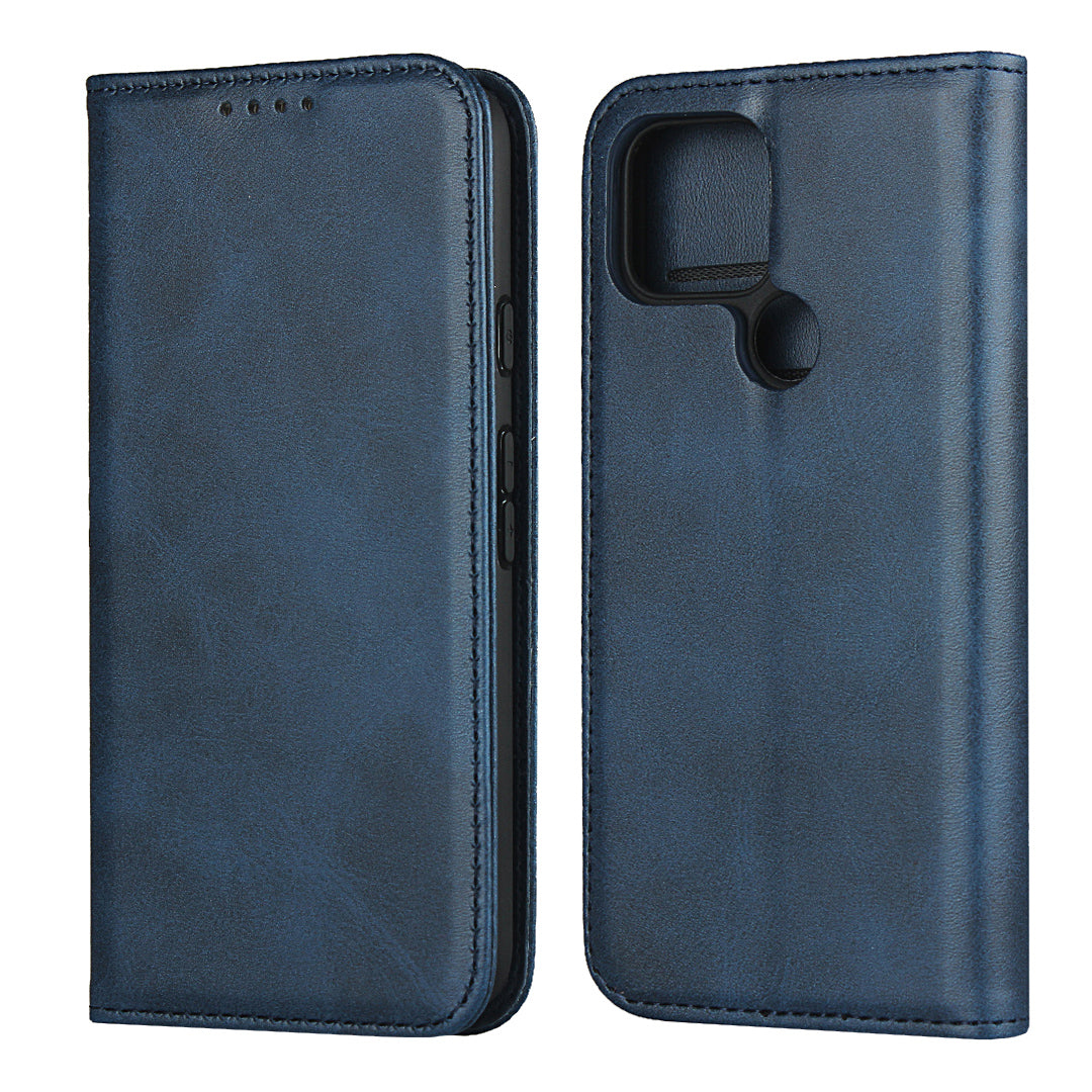 Auto-absorbed Wallet Leather Stand Cover Case for Google Pixel 5