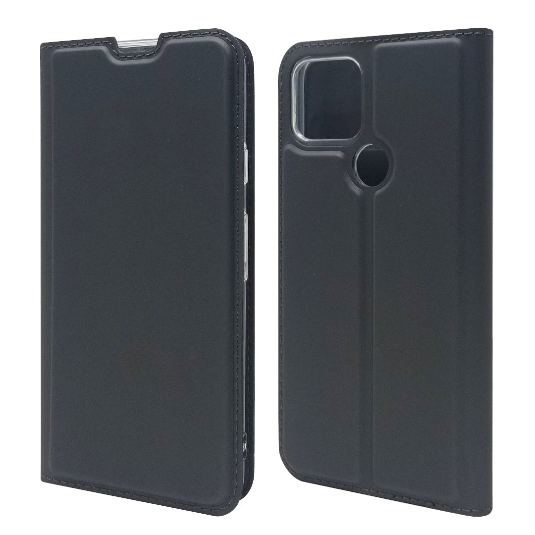 New Magnetic Adsorption Leather Stand Case with Card Holder for Google Pixel 5