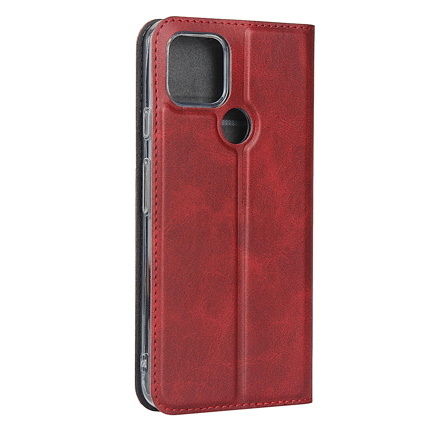 Leather Stand Case with Card Slot Phone Cover for Google Pixel 4a 5G