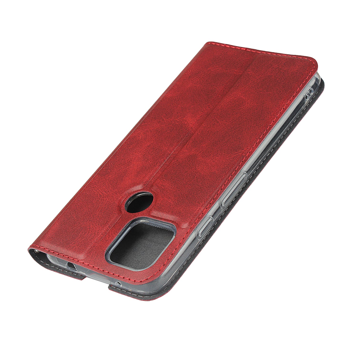 Leather Stand Case with Card Slot Phone Cover for Google Pixel 4a 5G