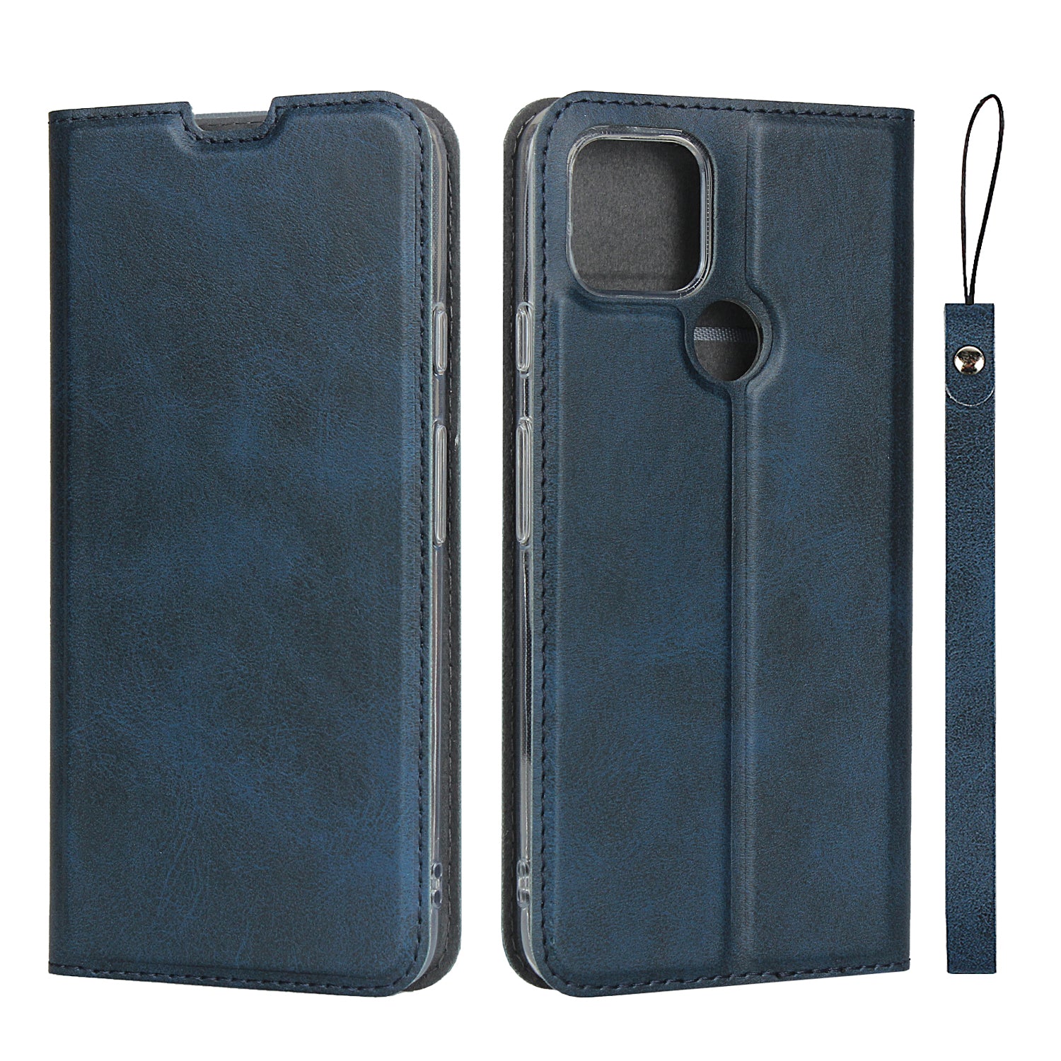 Leather Stand Case with Card Slot Phone Cover for Google Pixel 4a 5G