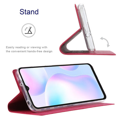 VILI DMX Series Stand Design Leather Phone Cover Case with Card Holder for Google Pixel 5a