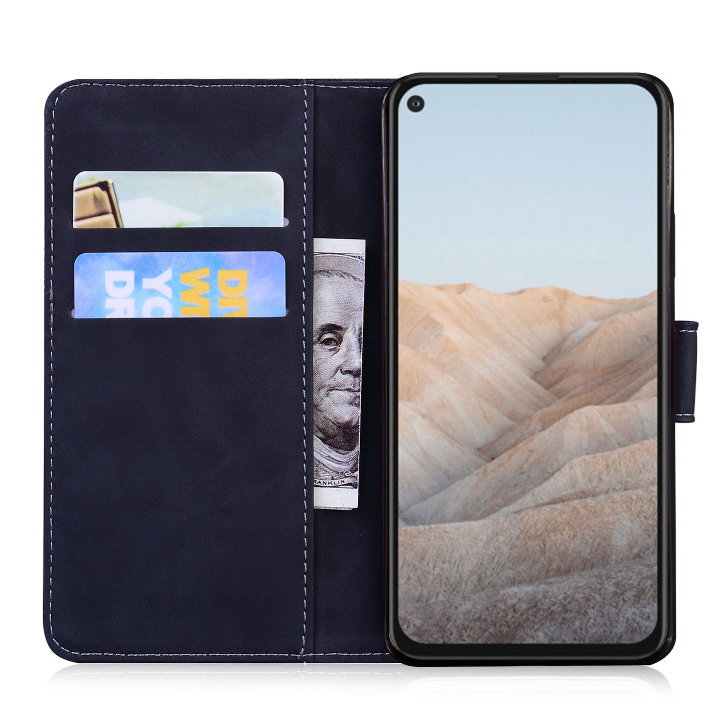 Flip Leather Phone Full Protection Case with Wallet Stand for Google Pixel 5a 5G