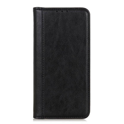 Litchi Texture Split Leather Auto-absorbed Wallet Stand Case Cover for Google Pixel 6