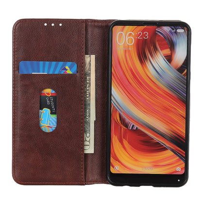 Litchi Texture Split Leather Auto-absorbed Wallet Stand Case Cover for Google Pixel 6