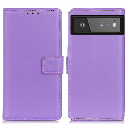 PU Leather Protective Phone Wallet Stand Shell Case for Google Pixel 6