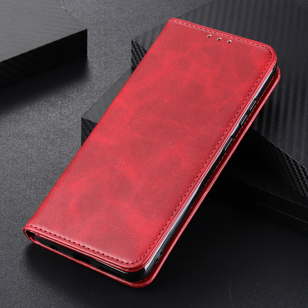 Auto-absorbed Split Leather Wallet Case for Google Pixel 6 Pro