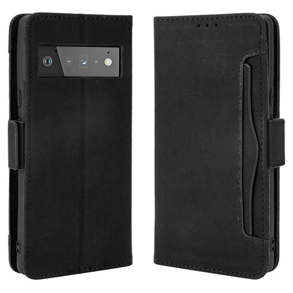 Wallet Stand Design Phone Cover Case with Multiple Card Slots for Google Pixel 6