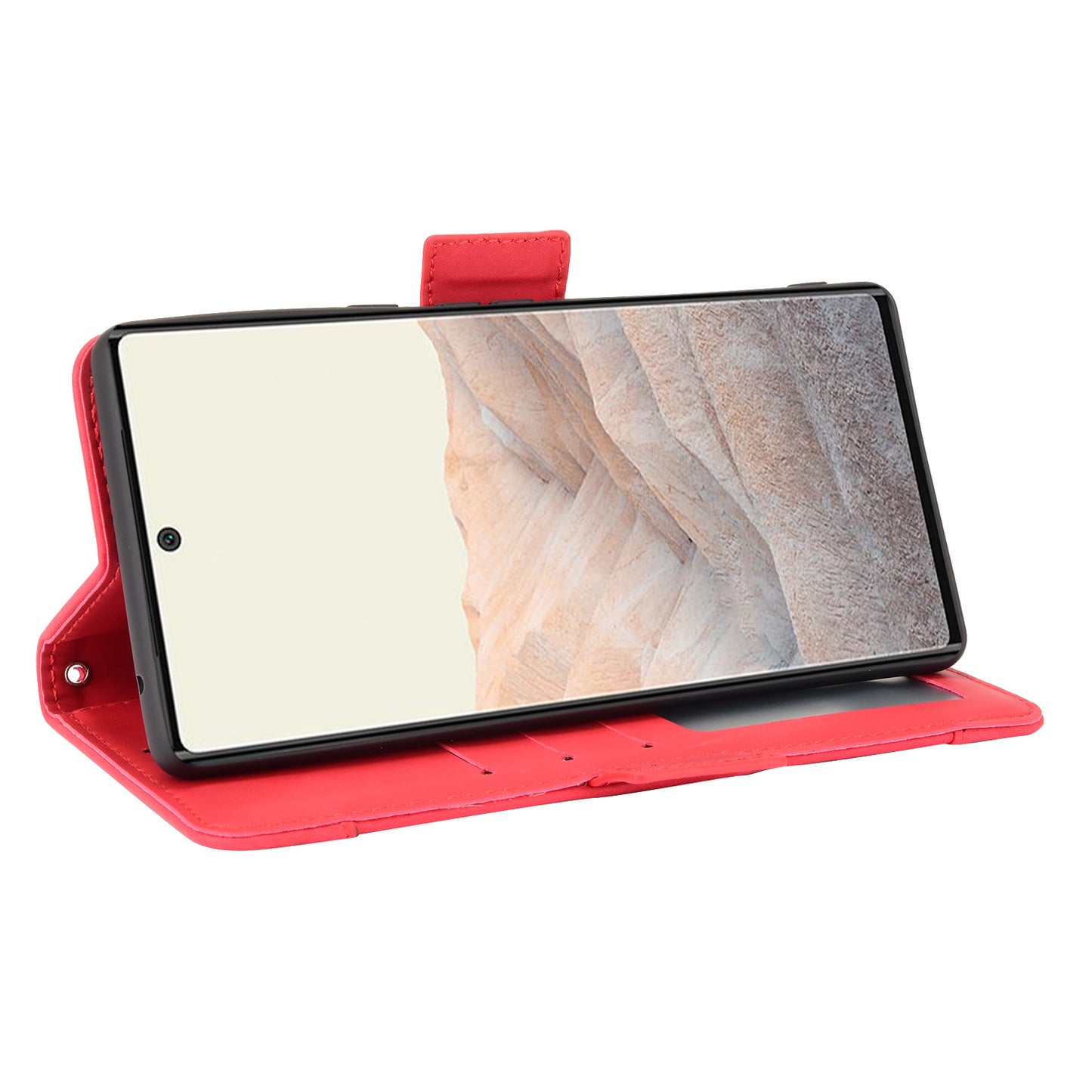 Wallet Stand Design Phone Cover Case with Multiple Card Slots for Google Pixel 6