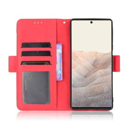 Wallet Stand Design Phone Cover Case with Multiple Card Slots for Google Pixel 6