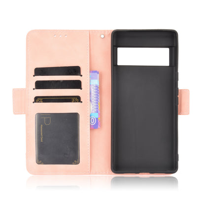 Wallet Stand Design Phone Cover Case with Multiple Card Slots for Google Pixel 6