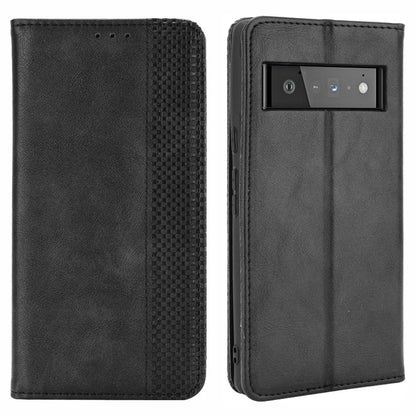 Vintage Style Stand Wallet Leather Cover Phone Case for Google Pixel 6