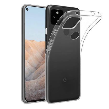 High Quality Anti-fingerprint Clear Soft TPU Cell Phone Cover Shell for Google Pixel 5a 5G