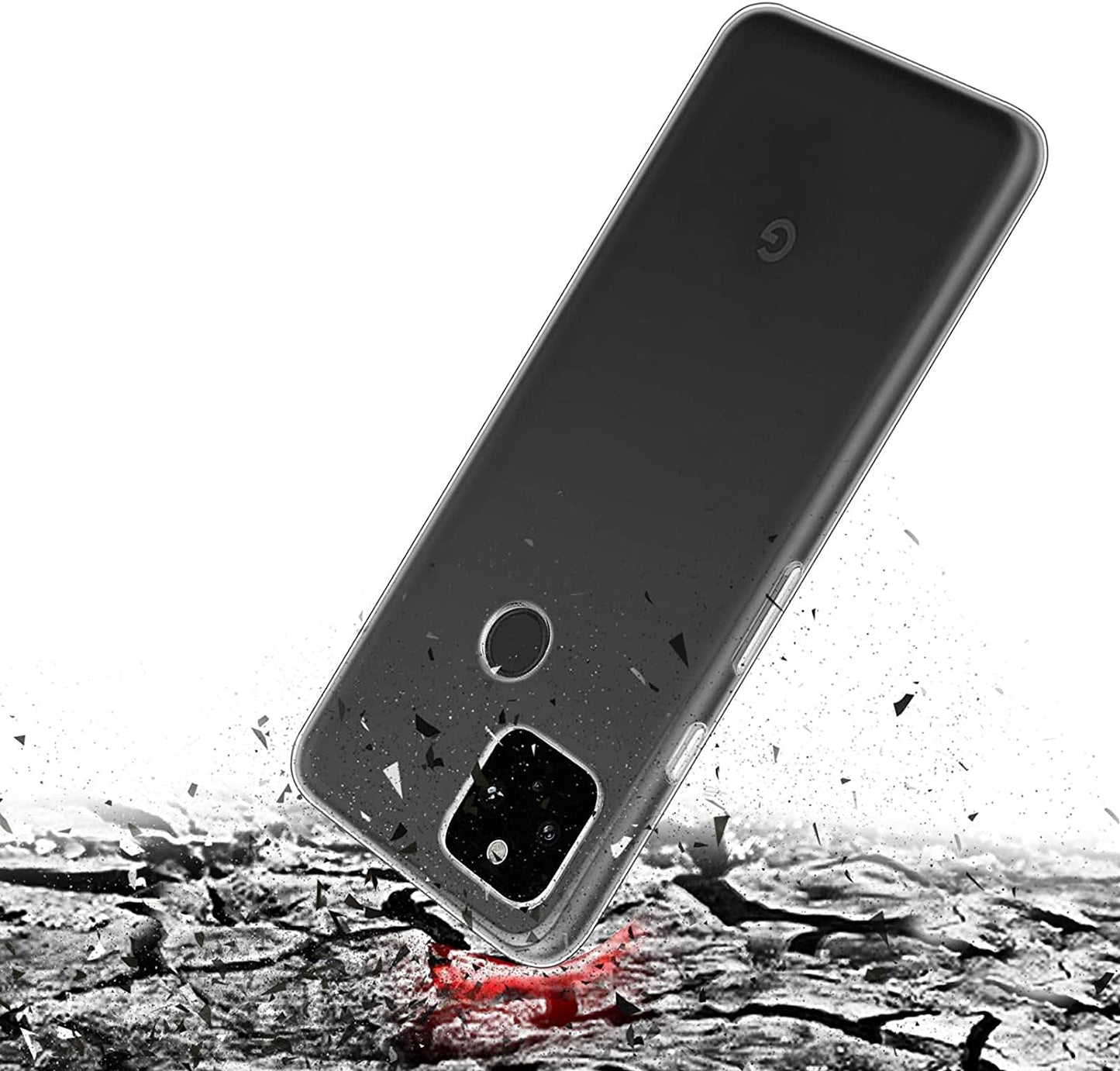 High Quality Anti-fingerprint Clear Soft TPU Cell Phone Cover Shell for Google Pixel 5a 5G