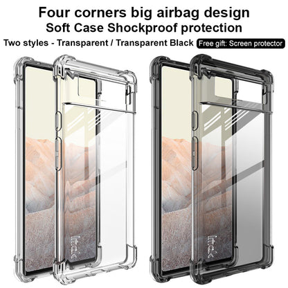 IMAK Full Coverage Flexible TPU Case Phone Protective Cover + Screen Protector for  Google Pixel 6