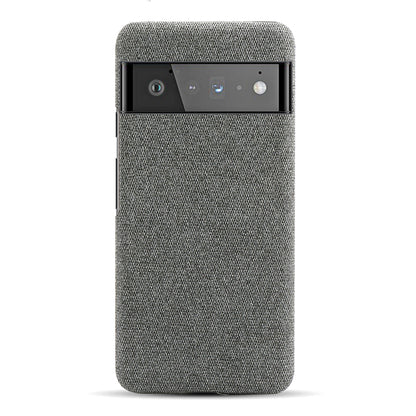 For Google Pixel 6 Pro Cloth Coated Hard PC Shockproof Non-Slip Phone Case Anti-Fingerprints Cover