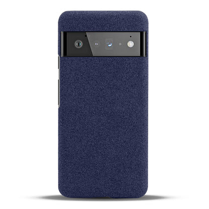 For Google Pixel 6 Pro Cloth Coated Hard PC Shockproof Non-Slip Phone Case Anti-Fingerprints Cover