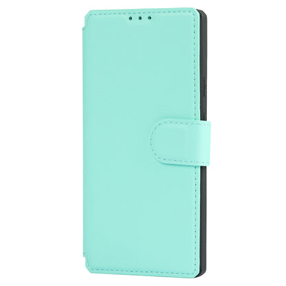 PU Leather Wallet Phone Cover with Wrist Strap for Google Pixel 4a