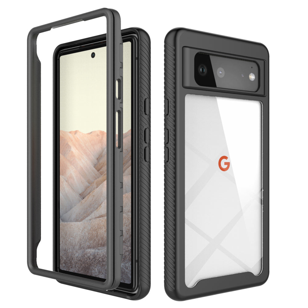 Full Coverage Pure Color Shock Absorption Phone Back Case for Google Pixel 6