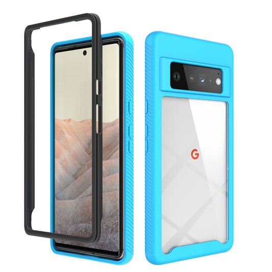 Full Coverage Pure Color Shock-absorbed Mobile Phone Case for Google Pixel 6 Pro