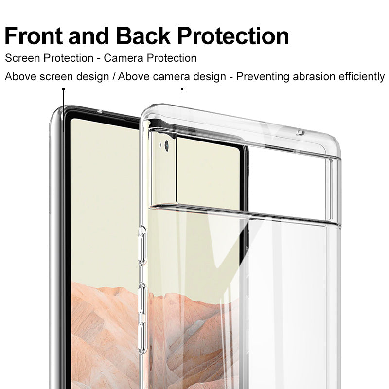 IMAK Crystal Case II Pro Scratch-resistant Hard Plastic Phone Back Case Shell for Google Pixel 6