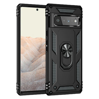 Military Grade Kickstand Design Shockproof PC TPU Hybrid Case Phone Shell for Google Pixel 6 Pro