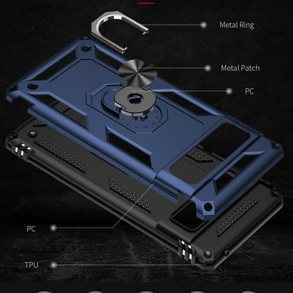 Military Grade Kickstand Design Shockproof PC TPU Hybrid Case Phone Shell for Google Pixel 6 Pro